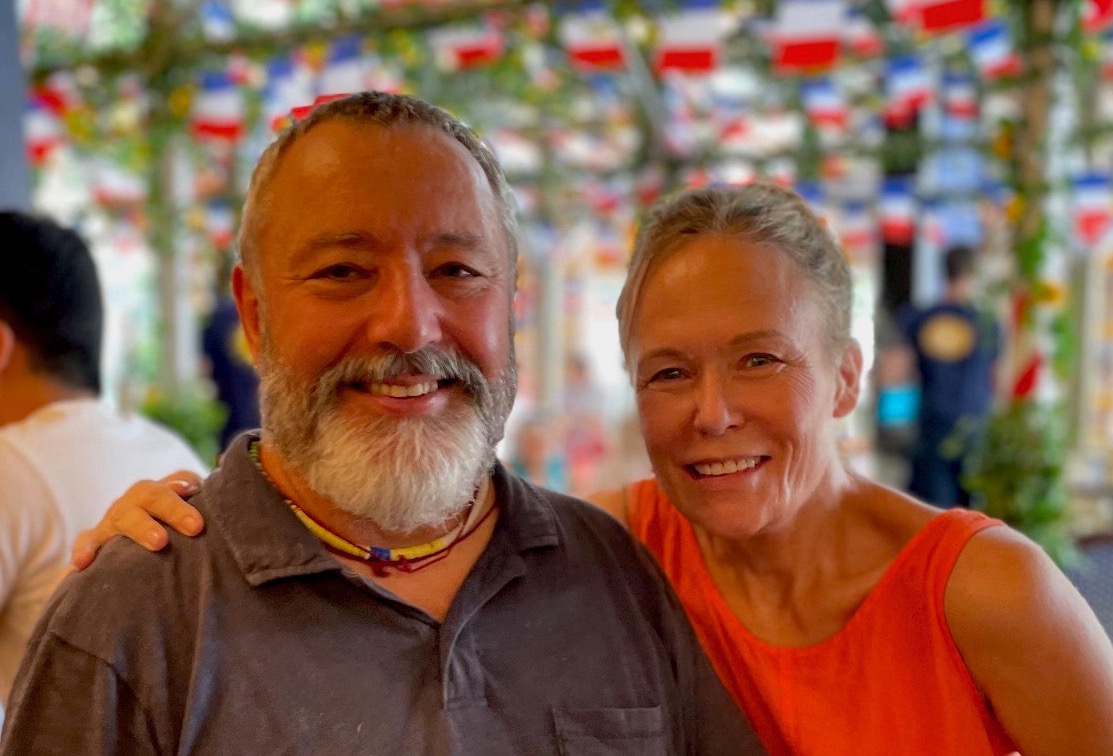 Vajramati Buddhist Monk and Denise Linville